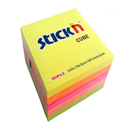 NOTA Stick´n Cube/ 5 col neon 76x76m 21012 / x6u
